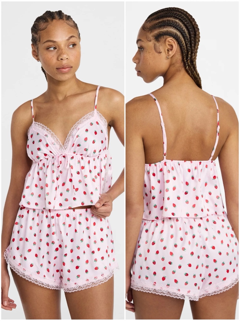 NWT No Boundaries Stain Cami & Shorts Sleep Set